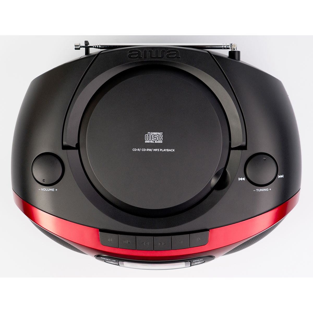 AIWA BBTC-550RD Boombox Player, mit CD Rot