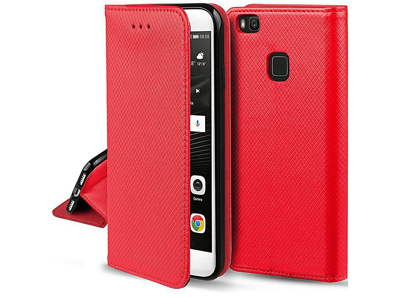 KÖNIG DESIGN Schutzhülle, Bookcover, HTC, Desire 20 Pro, Rot