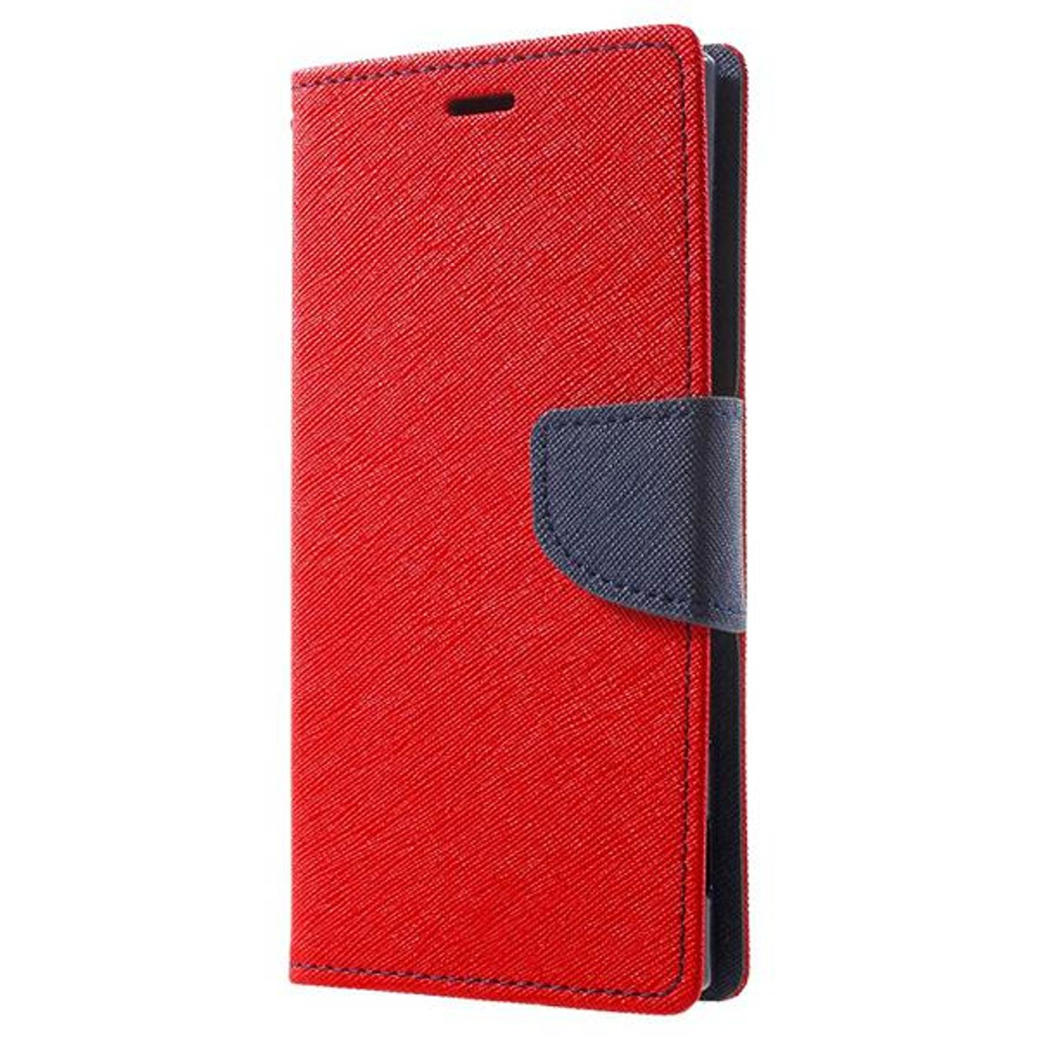 KÖNIG DESIGN Schutzhülle, A72 Samsung, Galaxy 4G, Rot Bookcover