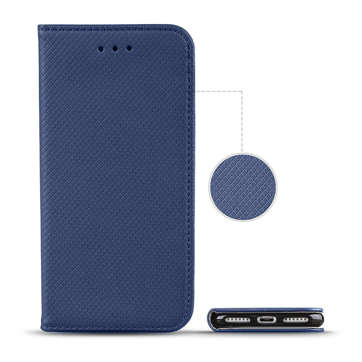 Blau Samsung, M51, Galaxy DESIGN KÖNIG Bookcover, Schutzhülle,