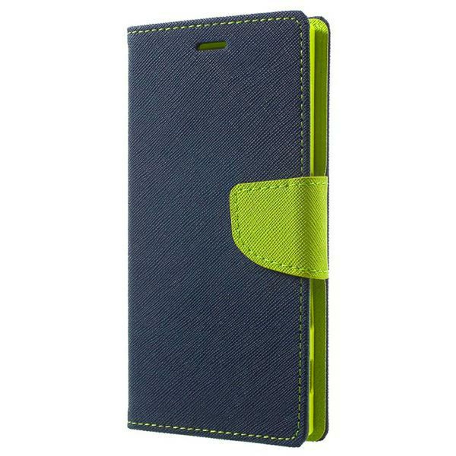 Schutzhülle, DESIGN KÖNIG Samsung, Blau Bookcover, 5G, A42 Galaxy