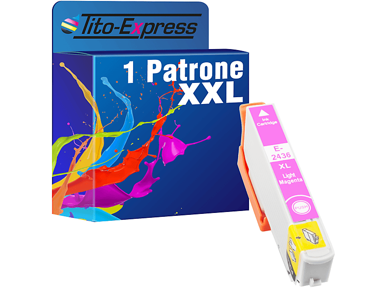 TITO-EXPRESS PLATINUMSERIE 1 Patrone ersetzt 24XL Tintenpatrone light magenta (C 13 T 24314010)