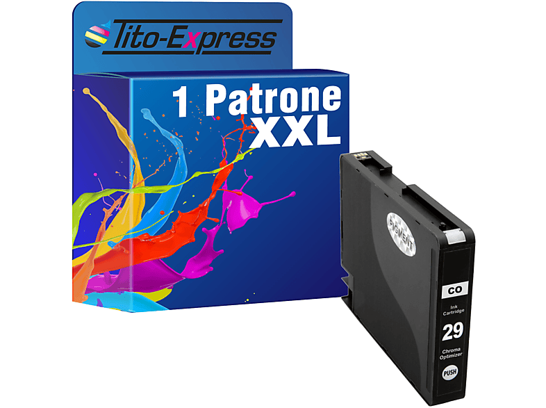 TITO-EXPRESS PLATINUMSERIE 1 Patrone ersetzt Tintenpatrone PGI-29XL chroma 001) B optimizer (4879 Canon