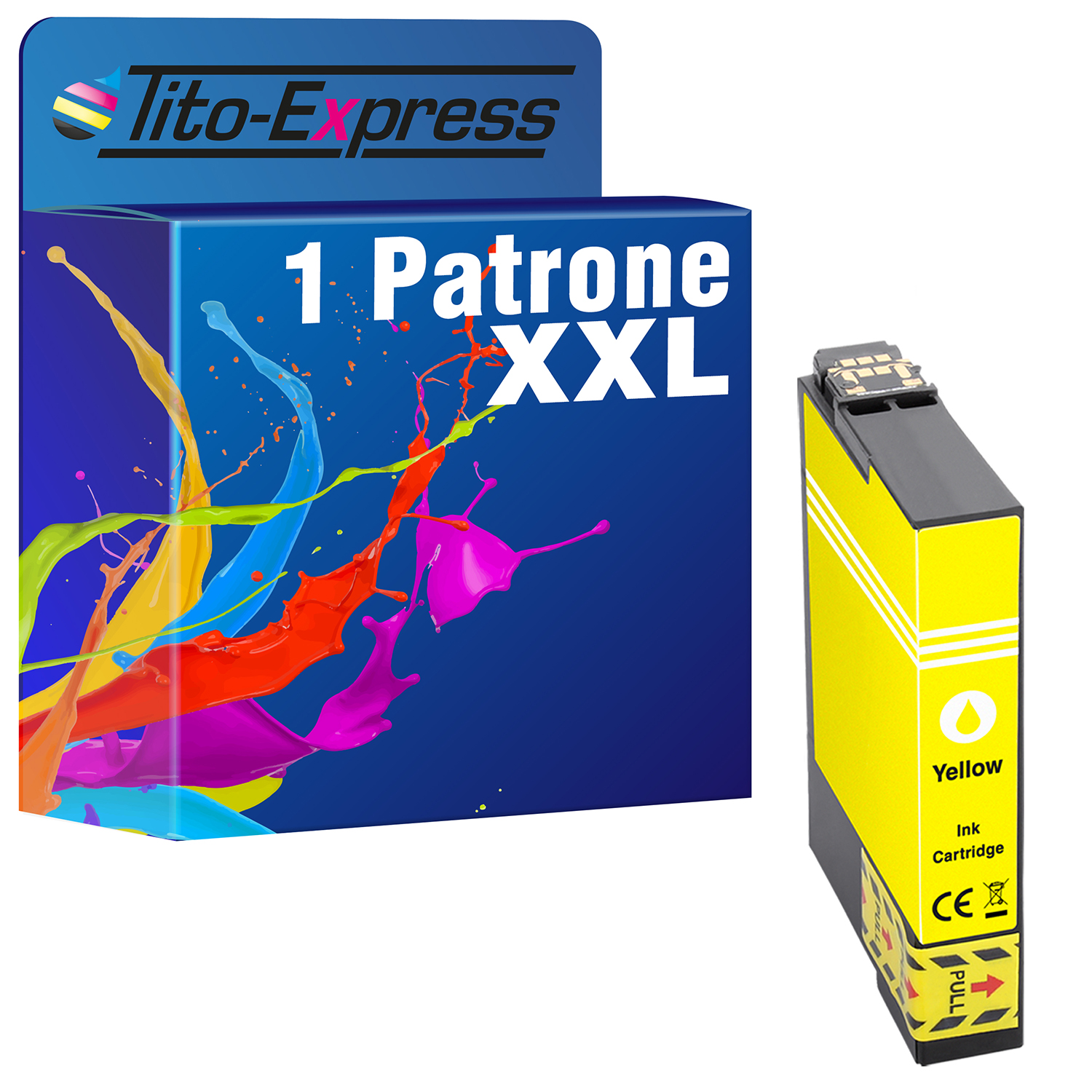 TITO-EXPRESS PLATINUMSERIE Tintenpatrone 06144010) (C ersetzt 13 1 Patrone yellow Epson T T0614