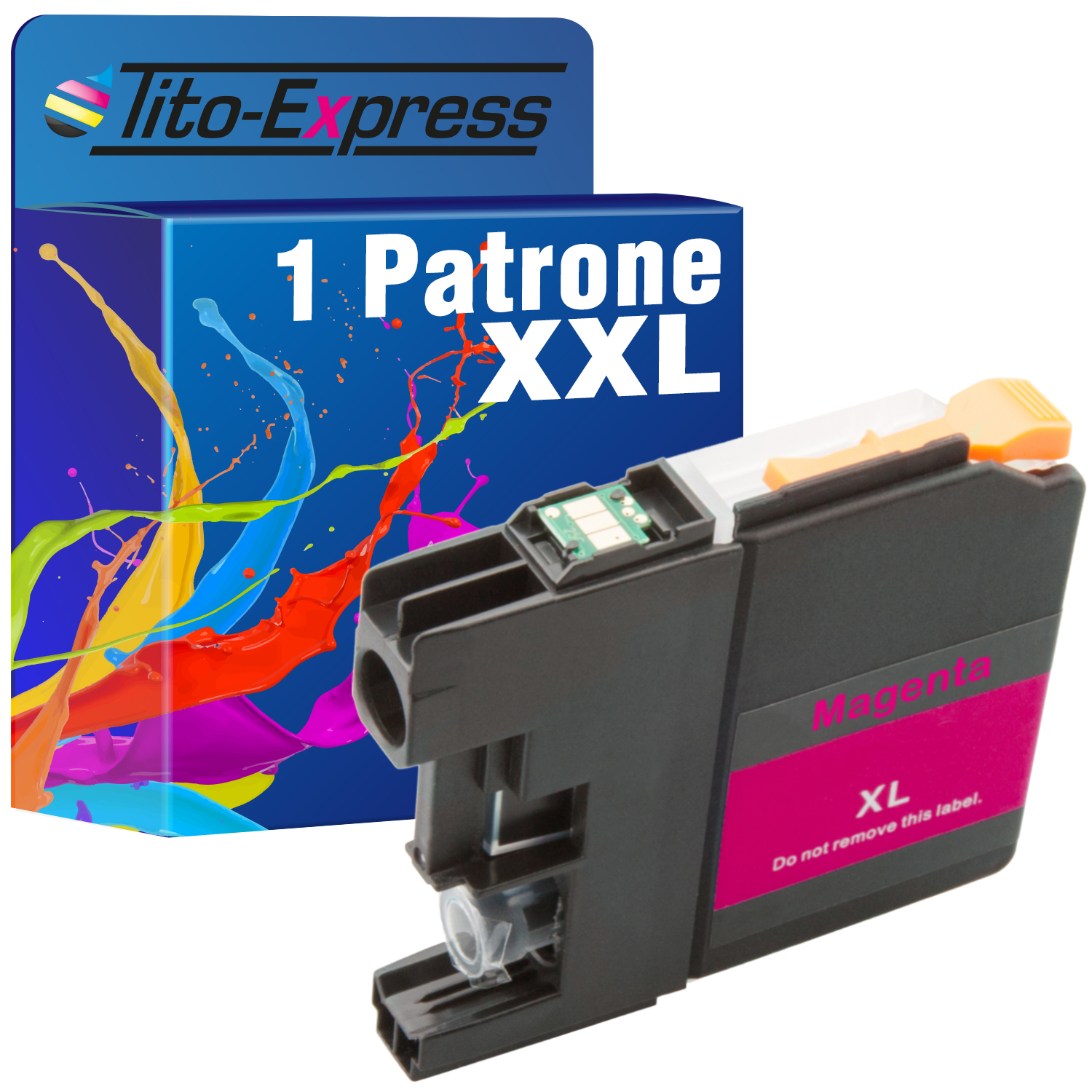 Tintenpatrone Patrone TITO-EXPRESS ersetzt PLATINUMSERIE (LC22E) Brother LC-22E 1 magenta