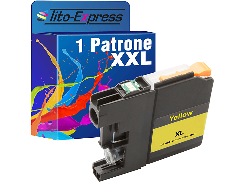 TITO-EXPRESS PLATINUMSERIE (LC12E) Patrone 1 Brother LC-12E ersetzt Tintenpatrone yellow