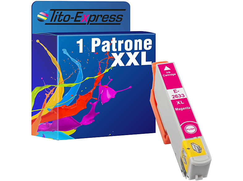 TITO-EXPRESS PLATINUMSERIE 1 Patrone ersetzt 26XL Tintenpatrone magenta (C 13 T 26364010)
