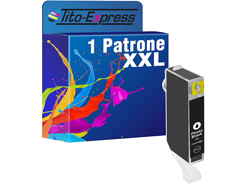 CLI-526 PLATINUMSERIE Tintenpatrone Patrone (4540B001) ersetzt Photoblack Canon TITO-EXPRESS 1