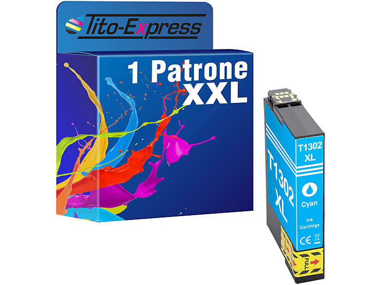 TITO-EXPRESS ersetzt Tintenpatrone Patrone cyan 1 PLATINUMSERIE T13012 Epson (C13T13024010)