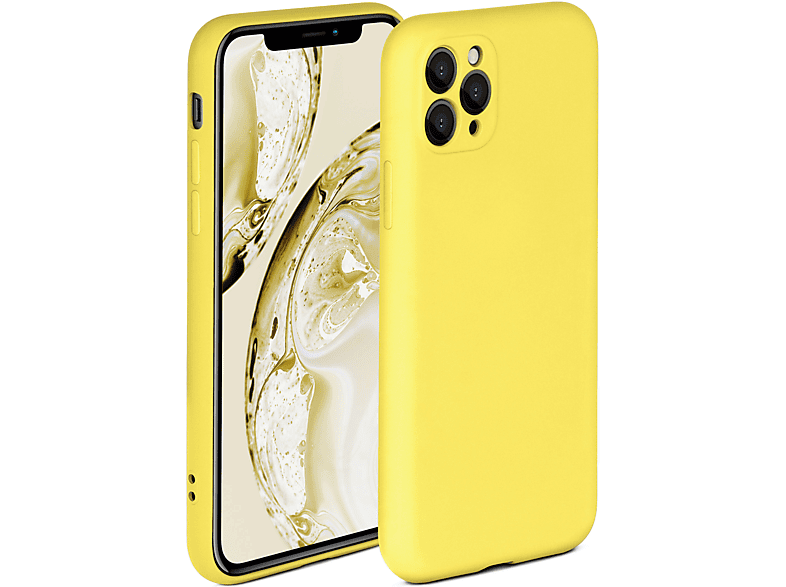 ONEFLOW Soft Case, Backcover, Apple, iPhone 11 Pro Max, Melonengelb