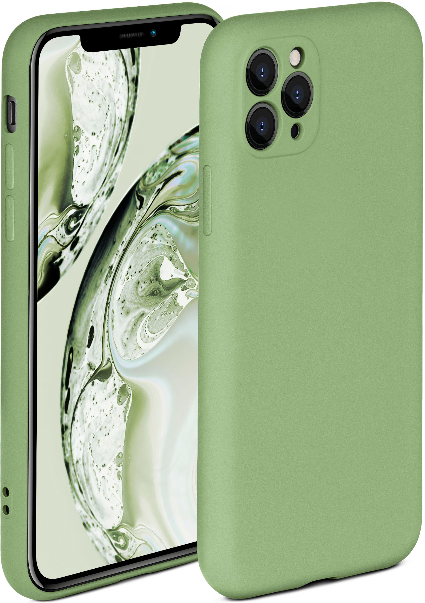ONEFLOW Soft Case, Max, Bambusgrün Apple, Pro 11 Backcover, iPhone