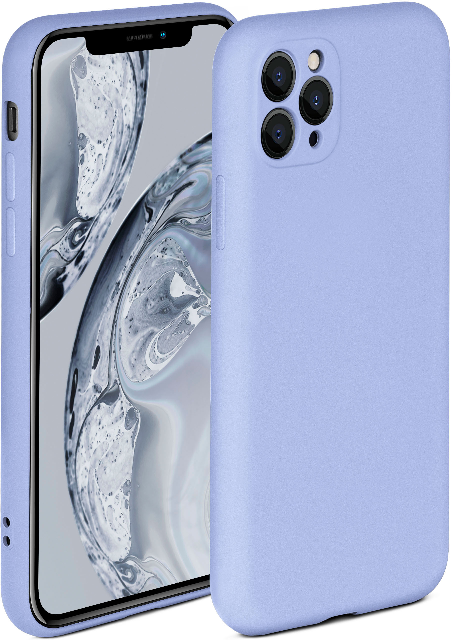 ONEFLOW Custodia Morbida Per Xiaomi Poco X4 Pro 5G – Silicone Opaco Lilla, Doppio Strato, Antiurto Con Protezione Fotocamera