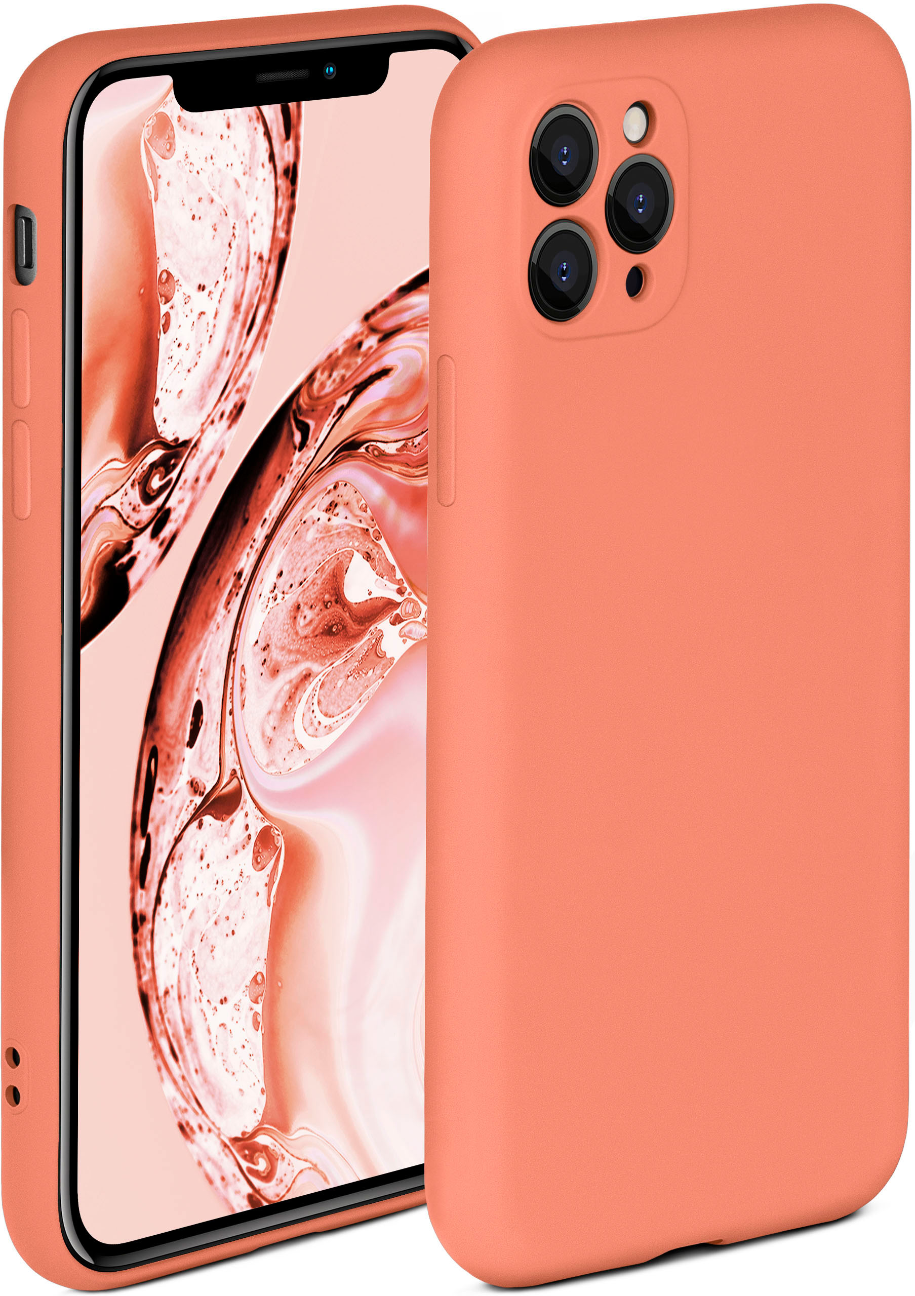 Apple, ONEFLOW Max, 11 Papaya Backcover, iPhone Pro Soft Case,