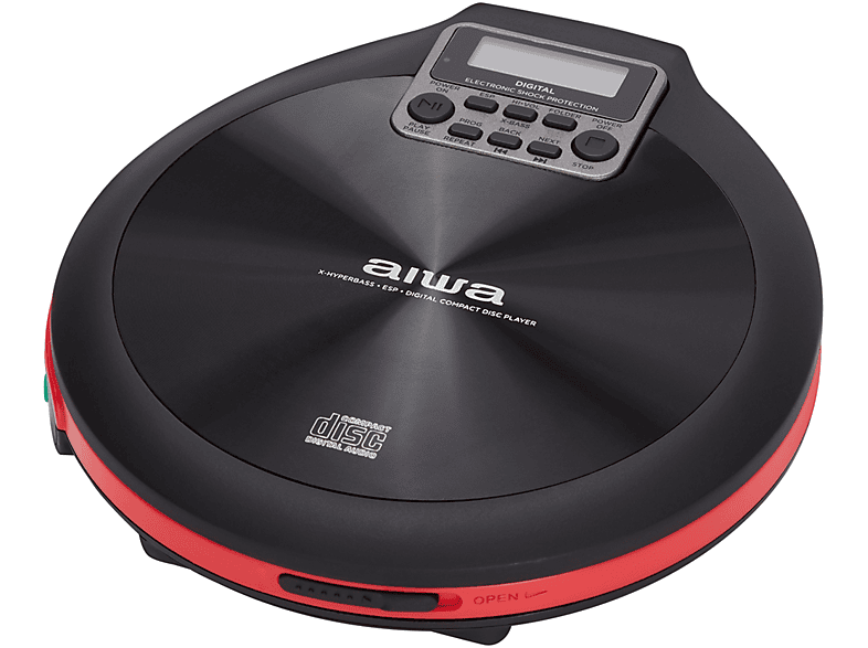 AIWA PCD-810RD tragbarer CD-Player (0 MB, Rot)