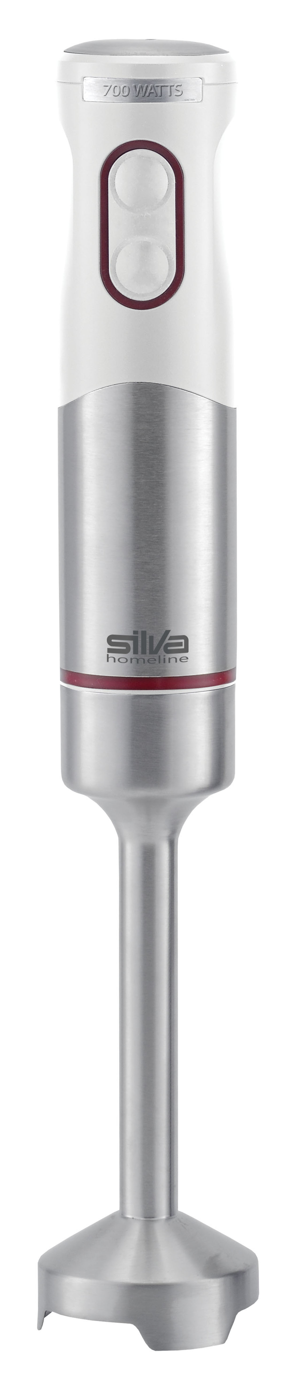 SILVA-HOMELINE SMS Watt, 6501 500 (700 Edelstahl/Weiß ml) Stabmixer-Set