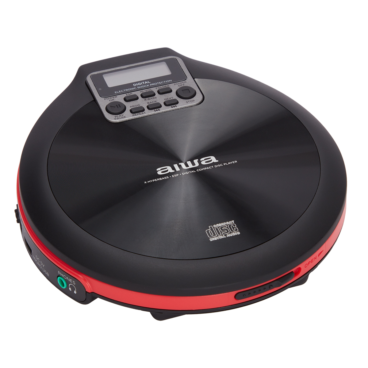 AIWA PCD-810RD MB, (0 Rot) CD-Player tragbarer