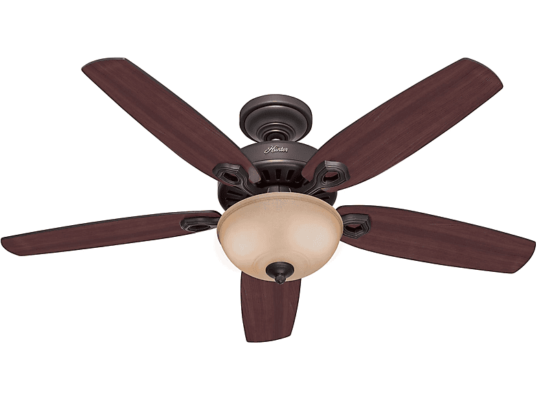 Watt) (64 Builder HUNTER FANS Deckenventilator Kirsche Deluxe