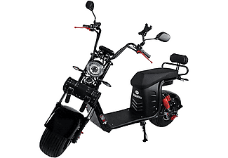 ROLEKTRO E-Cruiser 45 inkl. 2 Lithium-Akkus E-Scooter Cruiser  (Laufradgröße: 17,7 Zoll, Unisex-Rad, Schwarz) | SATURN