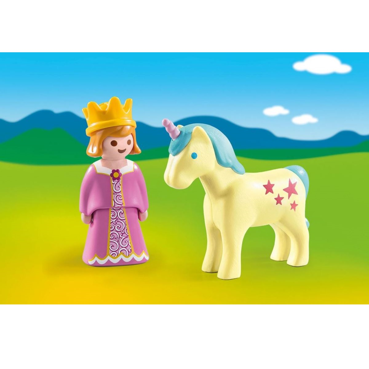 Einhorn mit PLAYMOBIL Prinzessin Spielzeug
