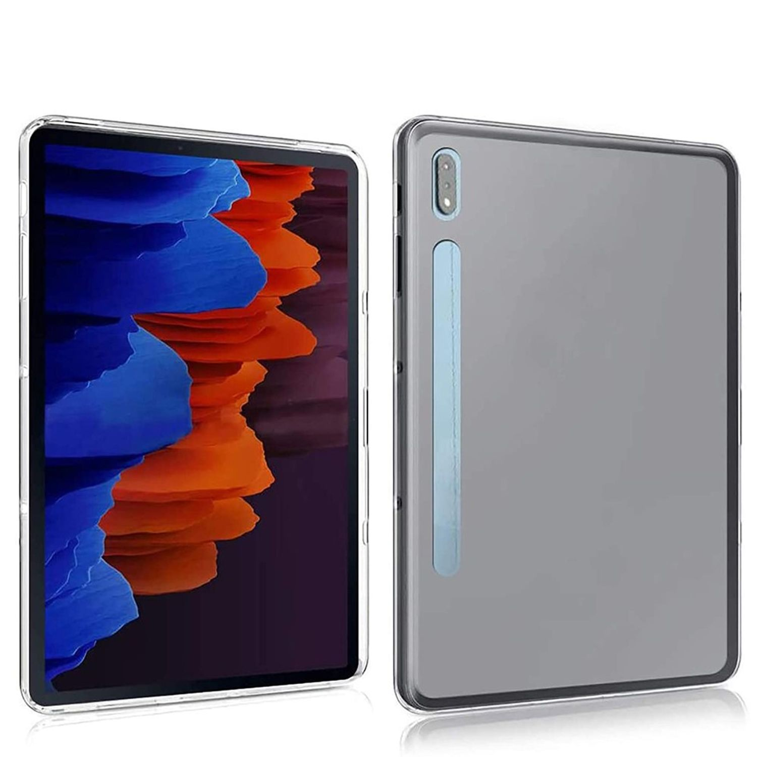 Tablet Transparent Tablethülle Samsung Hülle Backcover KÖNIG TPU, für DESIGN