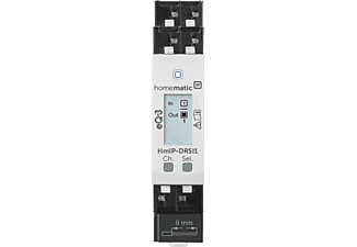 HOMEMATIC IP HmIP-DRSI1 Schaltaktor für Hutschienenmontage - 1-fach, Grau-Schwarz
