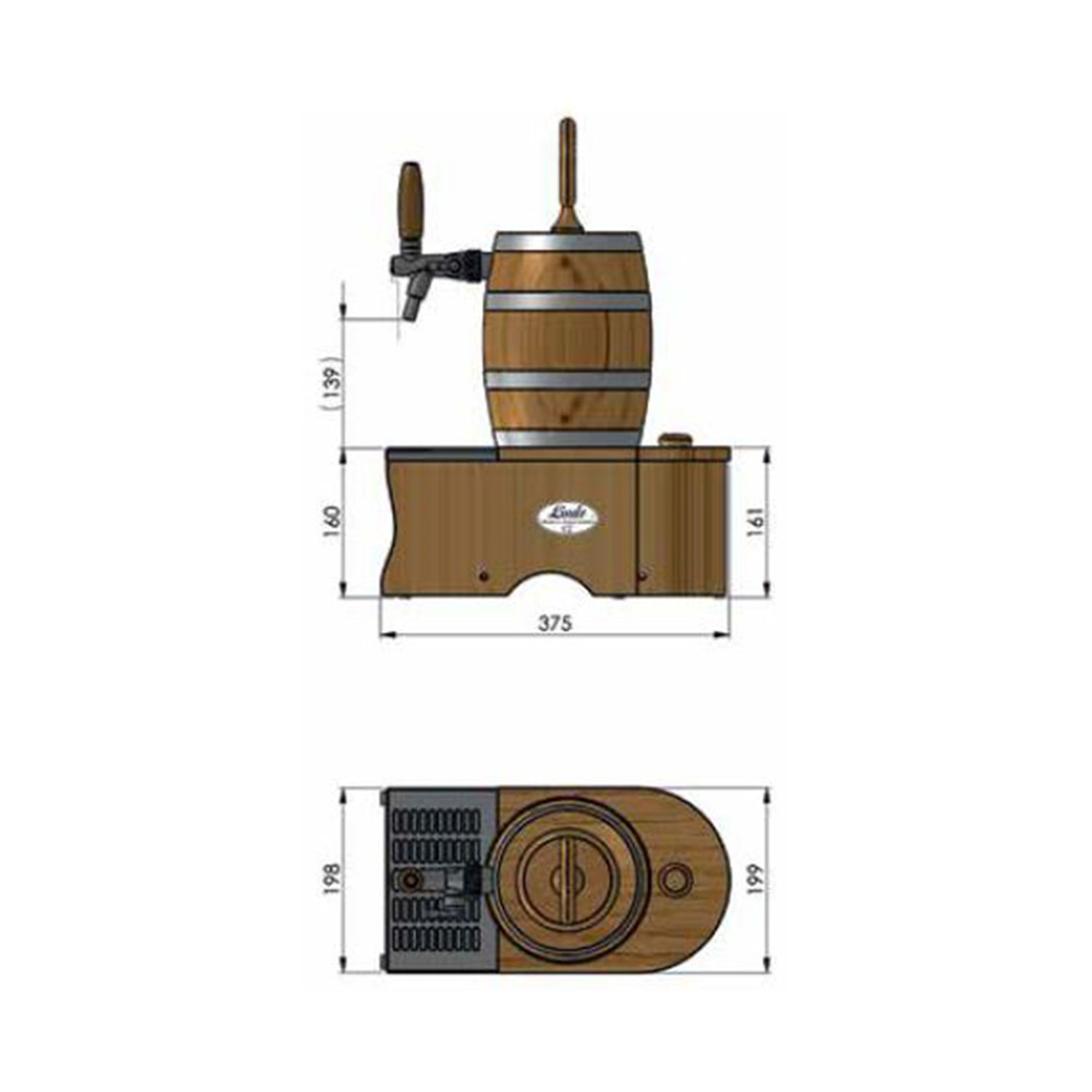 ICH-ZAPFE Soudek 20, L/h Bierkühler, leitig, Zapfanlage 1- 20