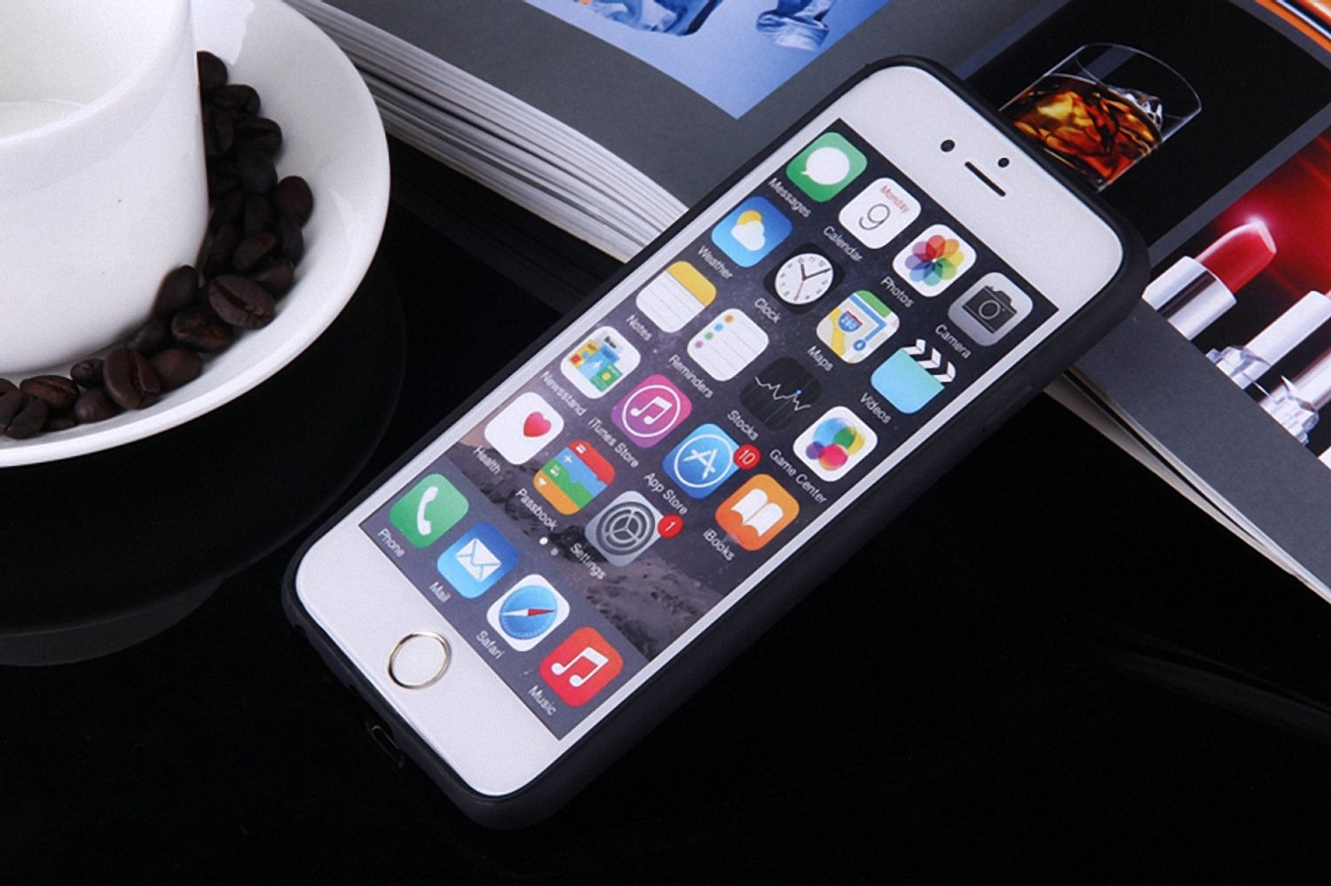 Schwarz iPhone / Apple, 6 Backcover, DESIGN Handyhülle, 6s, KÖNIG
