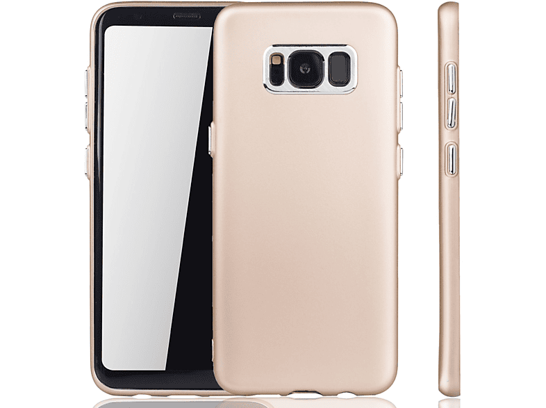 Schutzhülle, DESIGN KÖNIG Samsung, Gold Backcover, Plus, S8 Galaxy