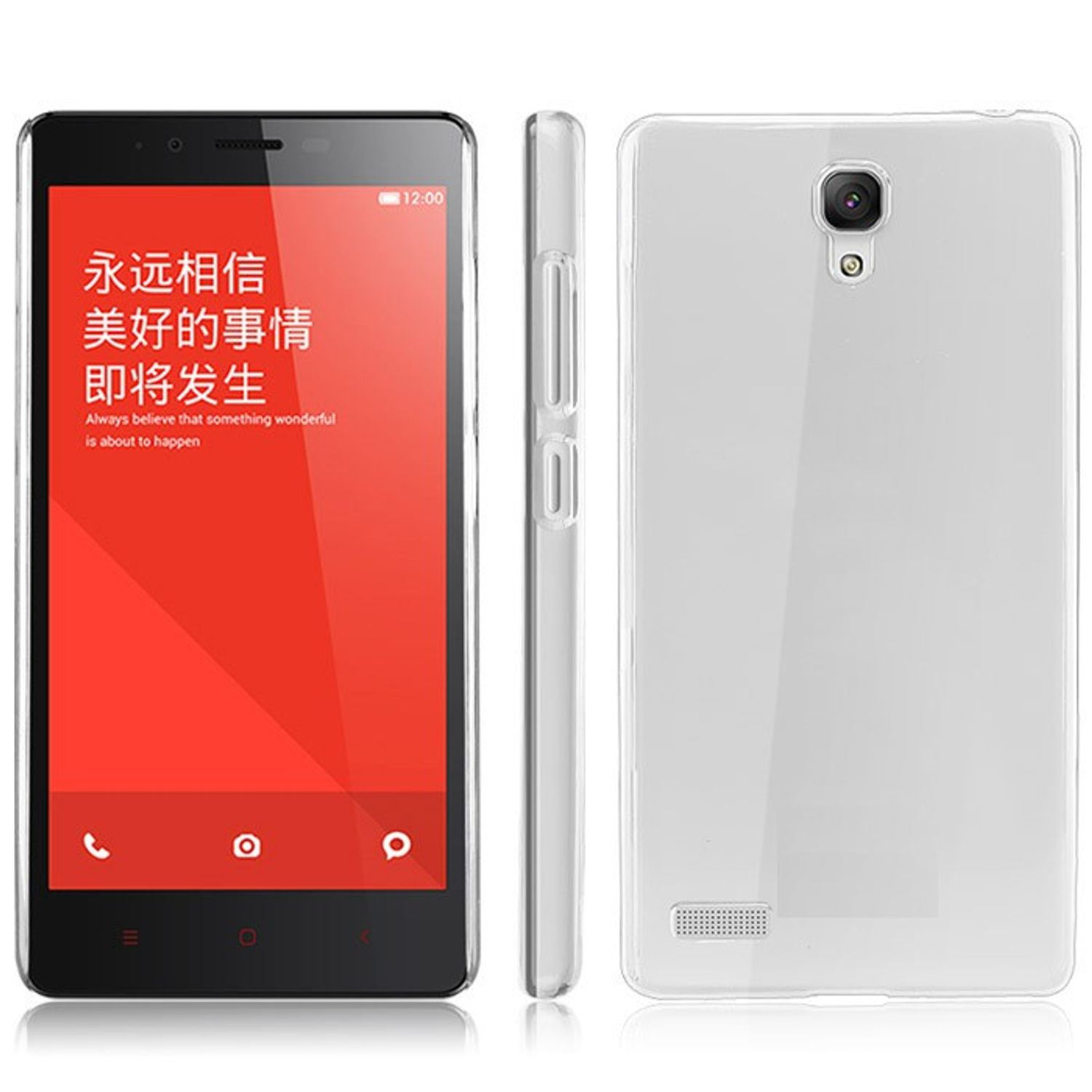 KÖNIG DESIGN Schutzhülle, Note, Redmi Xiaomi, Transparent Backcover