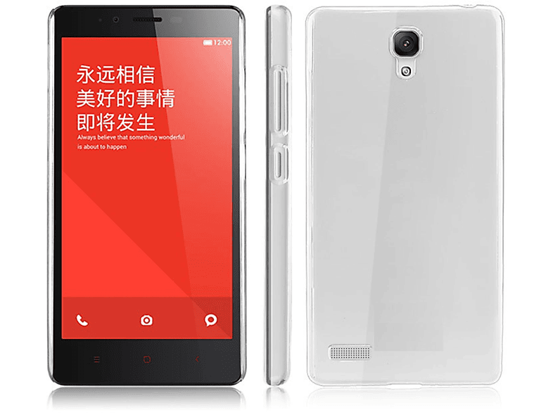 KÖNIG DESIGN Note, Xiaomi, Backcover, Schutzhülle, Transparent Redmi