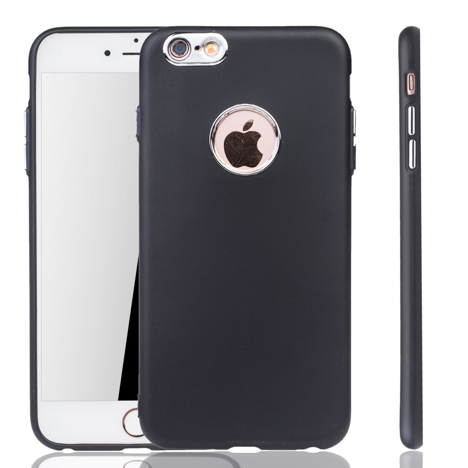 DESIGN Apple, 6s IPhone Backcover, Schwarz 6 Plus, / Schutzhülle, KÖNIG Plus