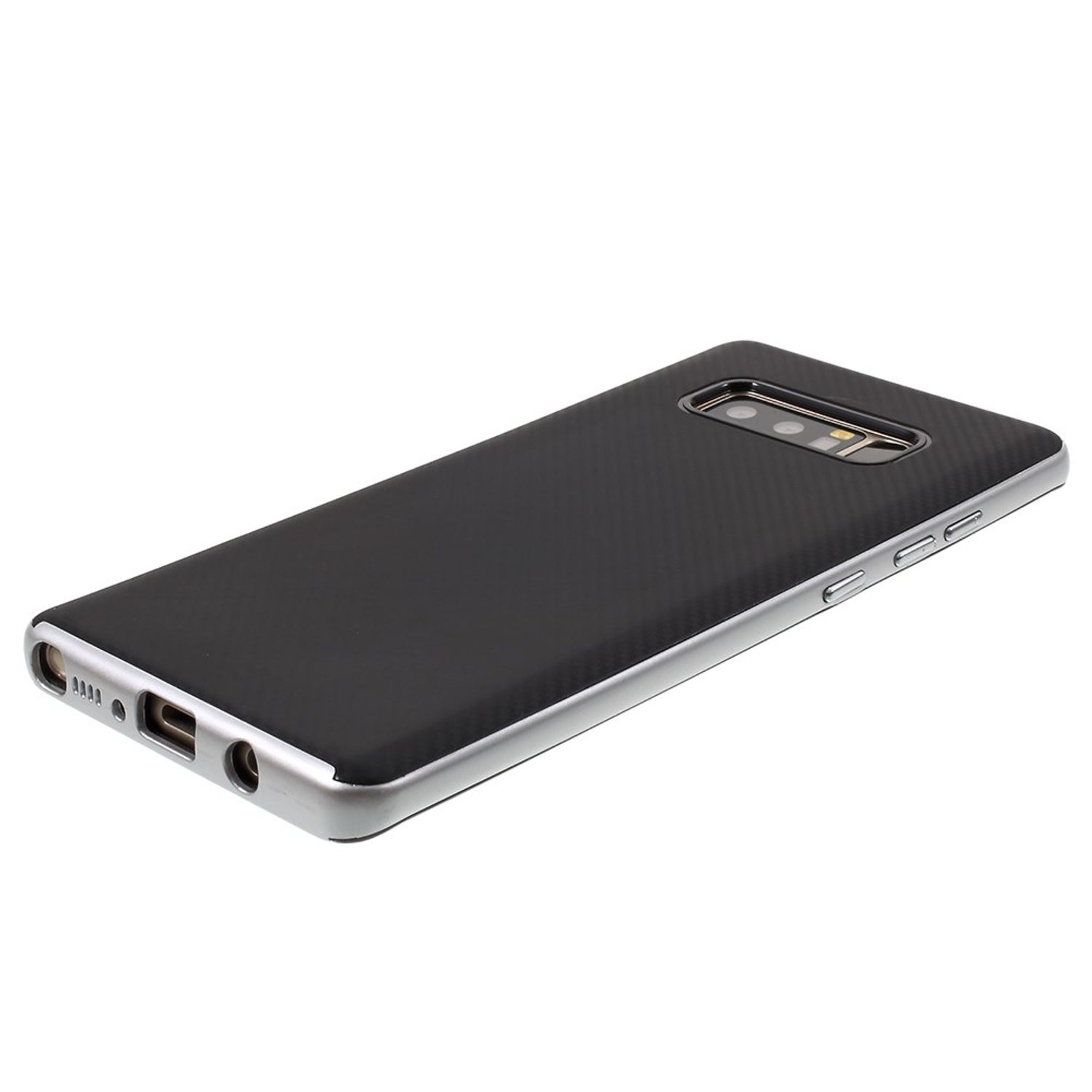 Samsung, DESIGN KÖNIG Silber Schutzhülle, Backcover, Galaxy S7,