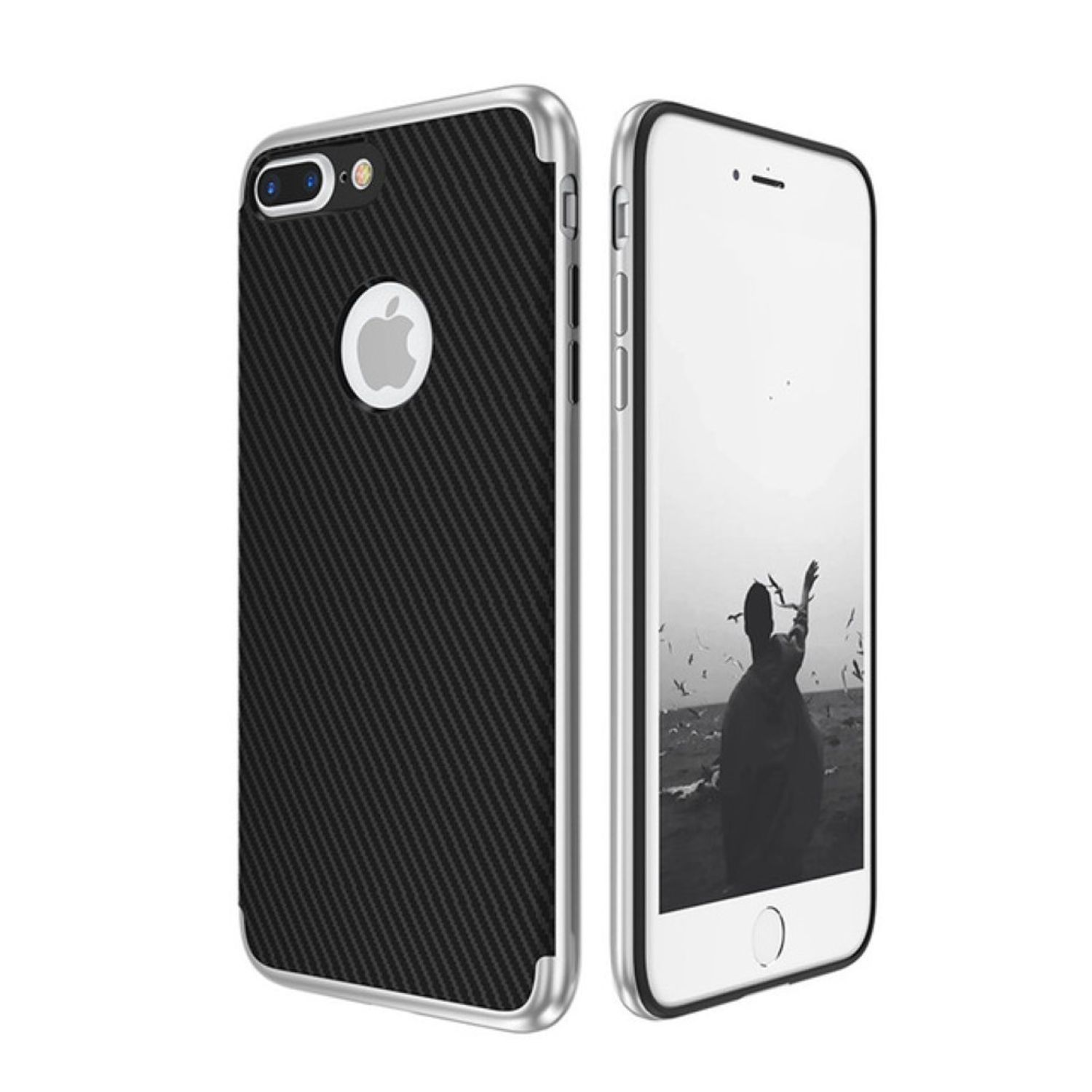 DESIGN iPhone 6 Apple, Schutzhülle, Silber Backcover, KÖNIG 6s, /