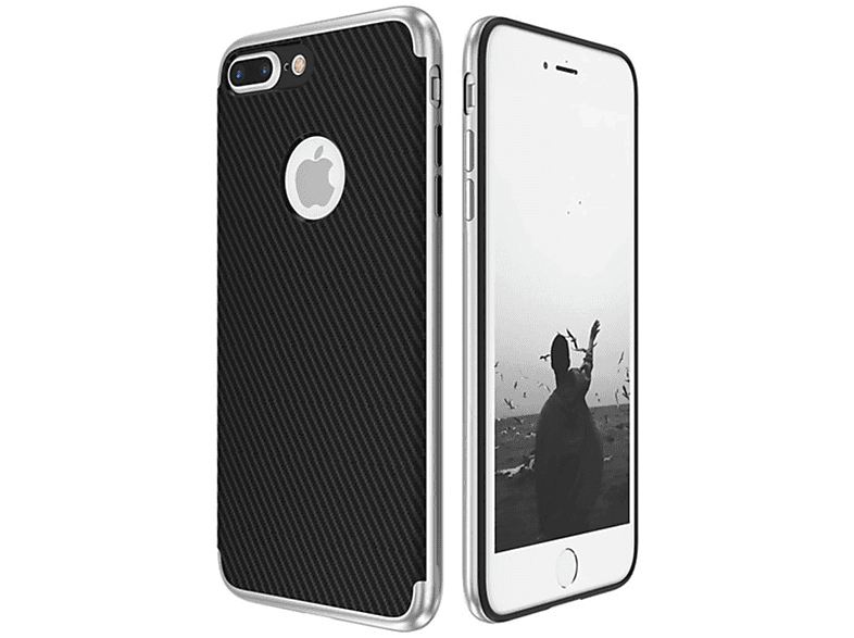 DESIGN iPhone 6 Apple, Schutzhülle, Silber Backcover, KÖNIG 6s, /