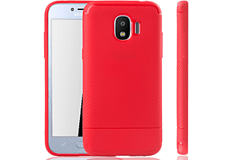 KÖNIG DESIGN Schutzhülle, Backcover, Samsung, Galaxy J2 Pro, Rot
