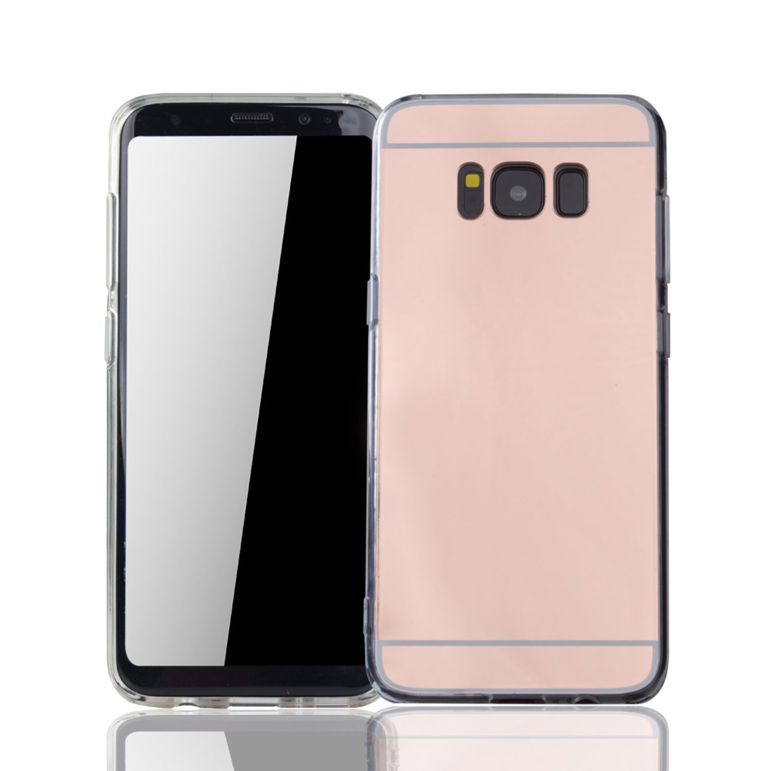 Samsung, DESIGN Galaxy Backcover, S8, KÖNIG Rosa Schutzhülle,