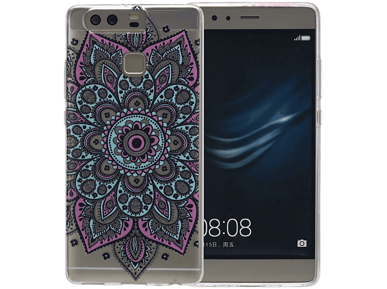 KÖNIG DESIGN Schutzhülle, Backcover, Huawei, P10, Mehrfarbig