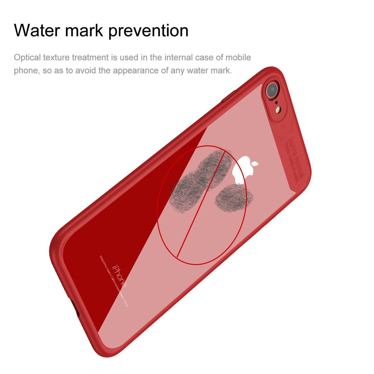7 Rot Plus, 8 Schutzhülle, / iPhone DESIGN Apple, Backcover, KÖNIG Plus