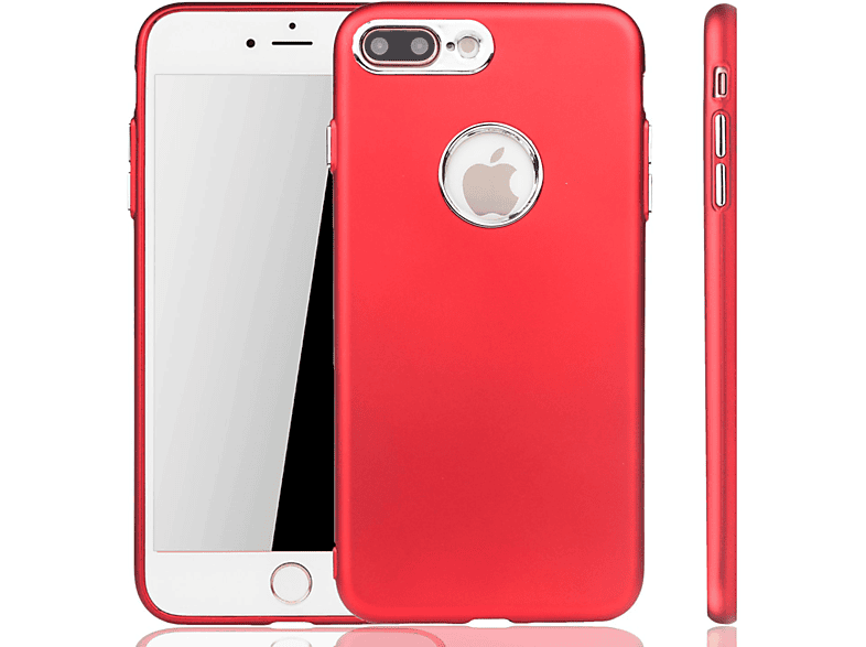 Plus Apple, 8 Schutzhülle, / DESIGN iPhone Backcover, Rot KÖNIG 7 Plus,