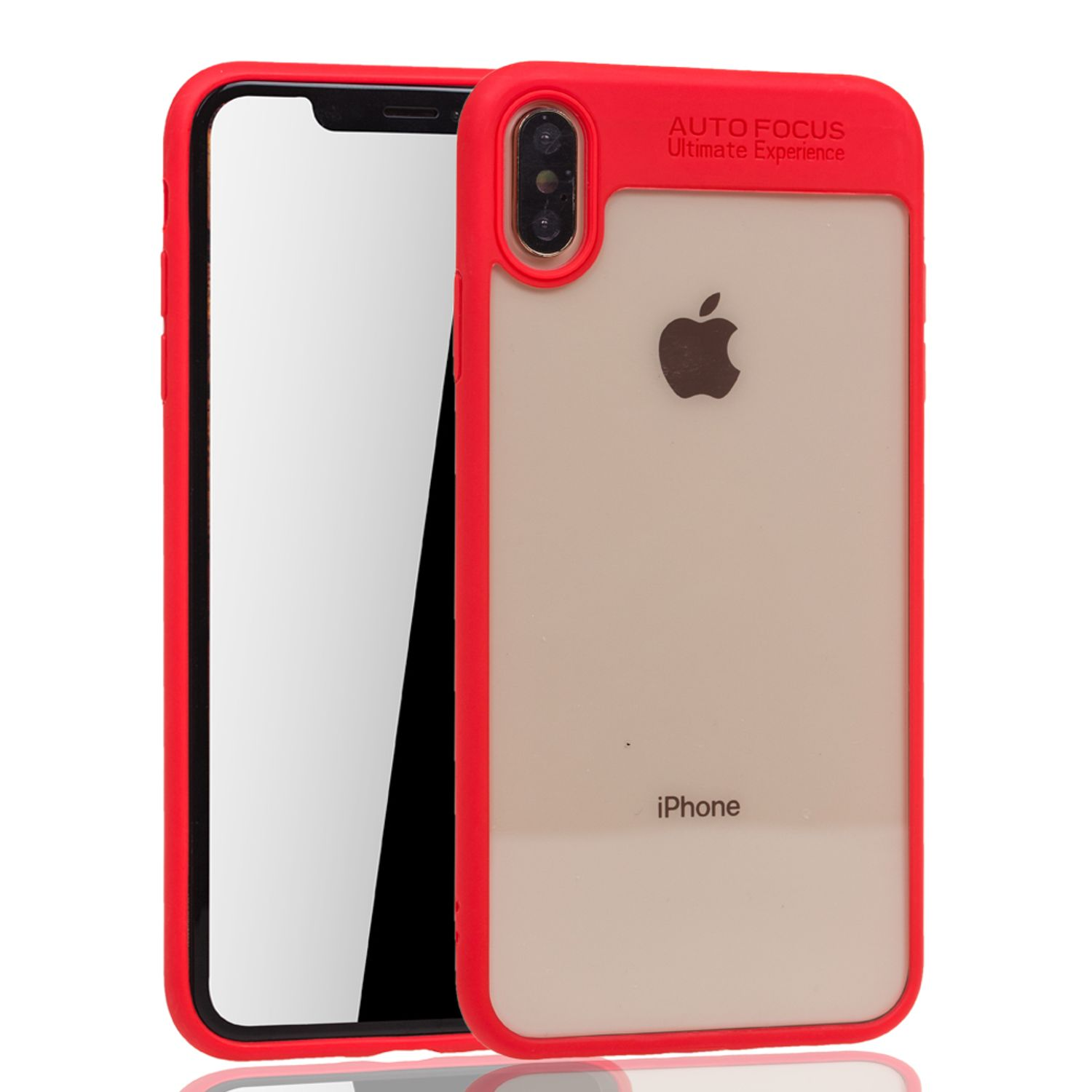 Backcover, DESIGN Schutzhülle, XR, iPhone KÖNIG Apple, Rot