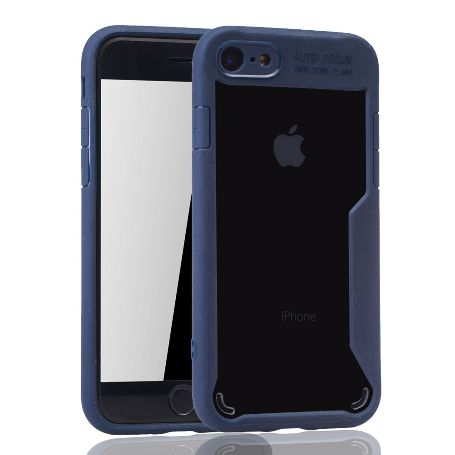 KÖNIG DESIGN 8 IPhone 2020, Backcover, / Schutzhülle, 7 SE / Blau Apple
