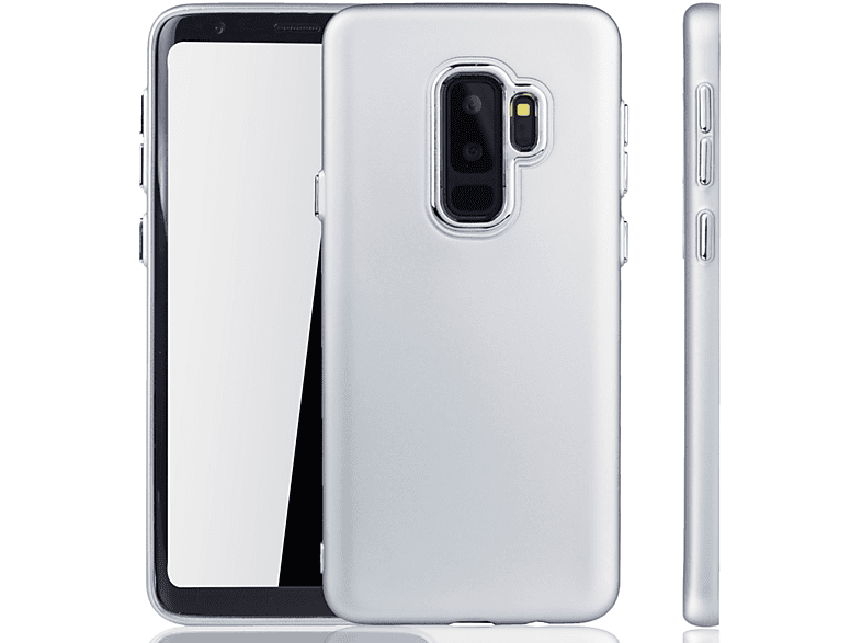 Silber Samsung, Galaxy Schutzhülle, DESIGN Backcover, KÖNIG Plus, S9