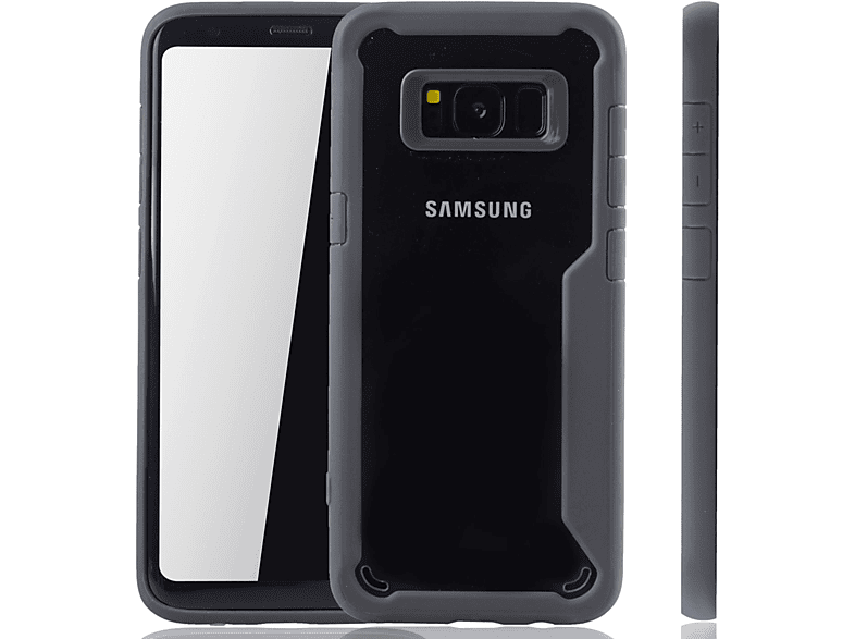 KÖNIG DESIGN Schutzhülle, Backcover, Samsung, Galaxy S8 Plus, Grau