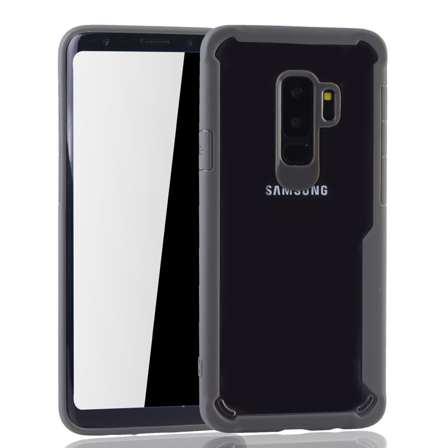KÖNIG DESIGN Grau Schutzhülle, Galaxy Plus, S9 Samsung, Backcover