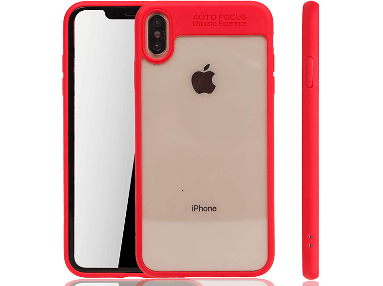 KÖNIG DESIGN Schutzhülle, Backcover, Apple, iPhone XS Max, Rot