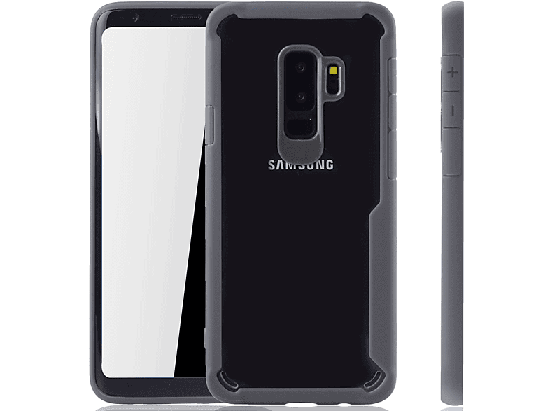 KÖNIG DESIGN Schutzhülle, Backcover, Samsung, Galaxy S9 Plus, Grau | Backcover