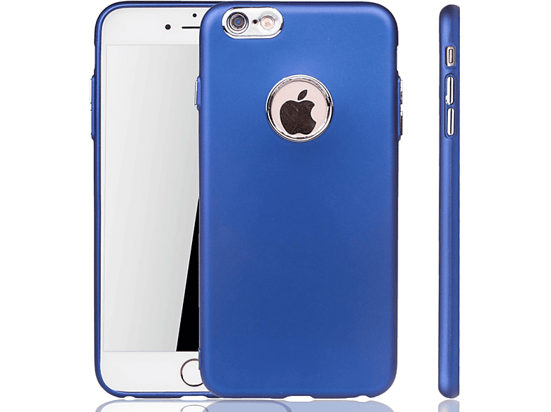 KÖNIG DESIGN Schutzhülle, Backcover, Apple, IPhone 6 Plus / 6s Plus, Blau