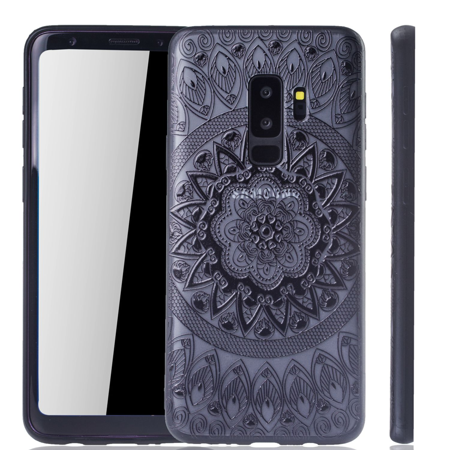 S9 Samsung, Galaxy Schwarz Schutzhülle, Backcover, KÖNIG DESIGN Plus,