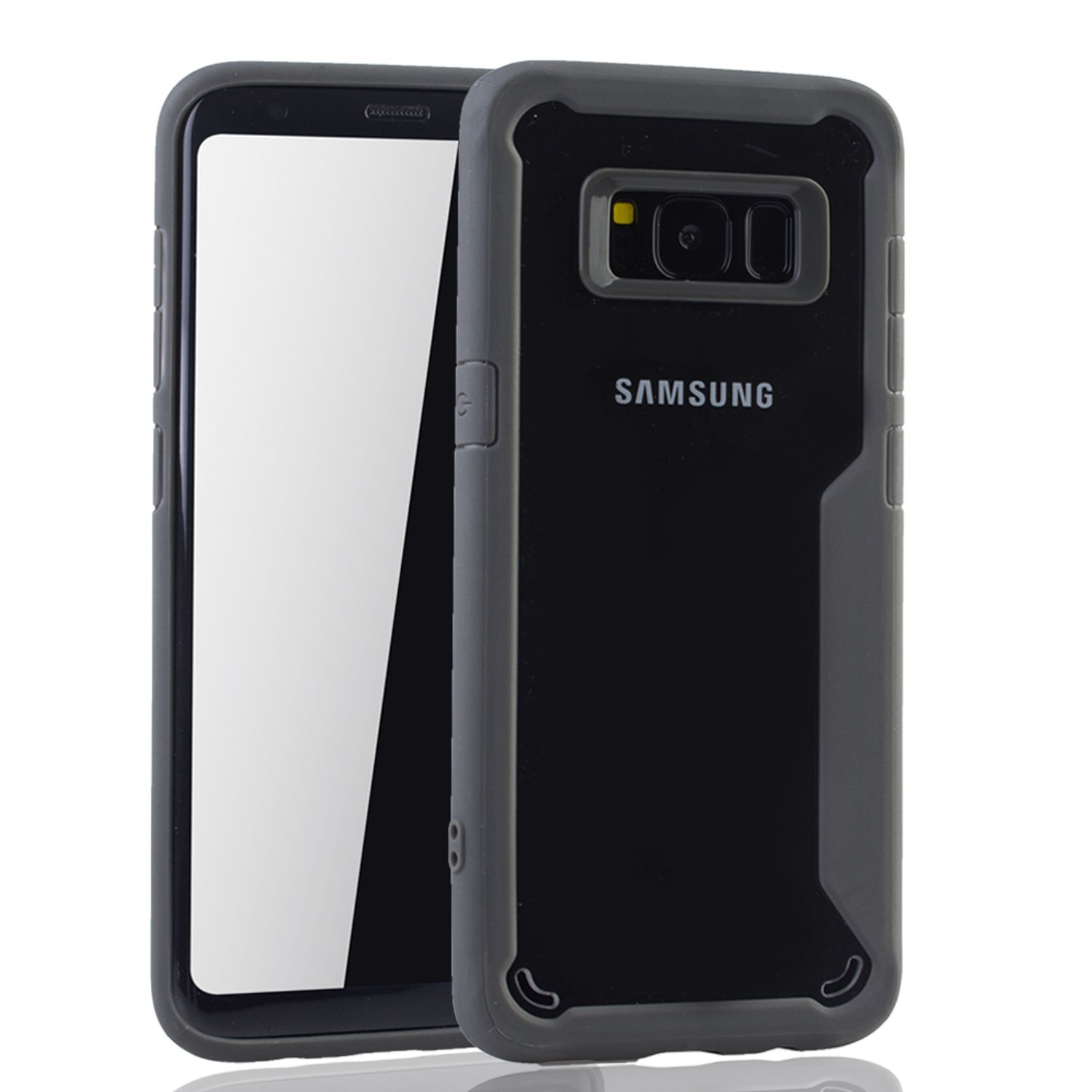 Galaxy Schutzhülle, KÖNIG Samsung, Grau S8, DESIGN Backcover,
