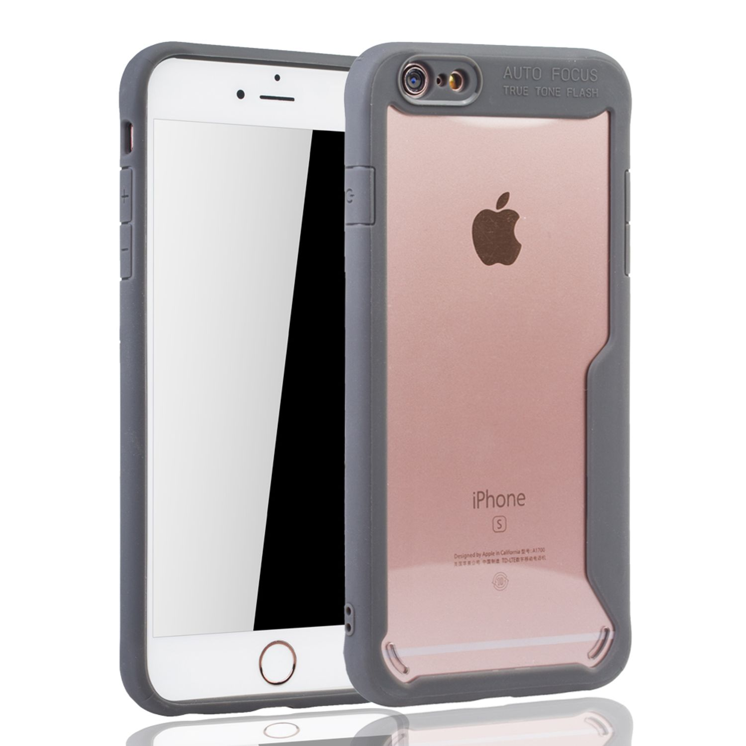 Grau Schutzhülle, Backcover, IPhone Plus, / Plus Apple, 6s 6 KÖNIG DESIGN